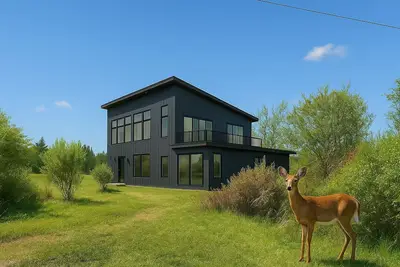 Image de Luxury modern farmhouse on Amherst Island. 152 acres of private, scenic trails.