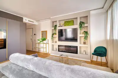 Image de Appartement de luxe avec terrasse, Wi-Fi, parking privé, ascenseur à Milan