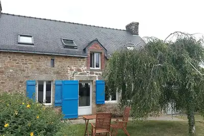 Image de Maison bretonne typique entre golfe du Morbihan et océan