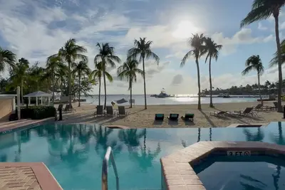 Kaibo Beach Front Condo - Step out to Sand