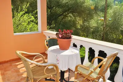 Image de Maison de vacances Letta dans un endroit très calme sur la plage d'Agios Gordios, Corfou