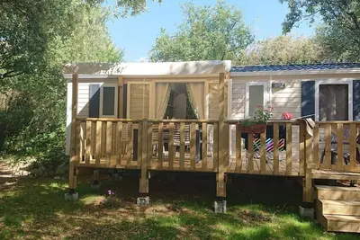 Image de Mobil Home avec Terrasse - 6 Personnes