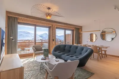 Image de Appartement élégant, 6 pers, aux pieds des pistes à Huez