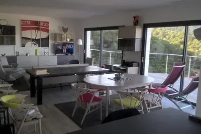 Image de Superbe appartement avec vue sur les Sanguinaires et piscine privée