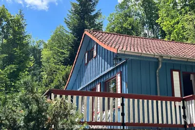 Forest house in the Ore Mountains