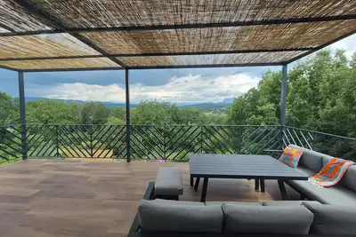 Image de Maison avec piscine & vue exceptionnelle sur le Vercors – Calme absolu
