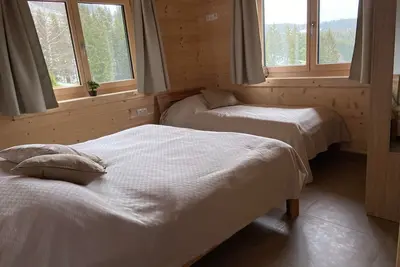 Vacation home ( 2 nights) - Log cabin WaldSpiel