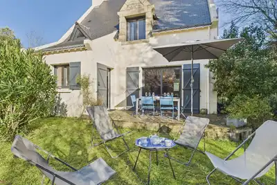 Image de Au bord du Golfe, maison pour 8 avec jardin