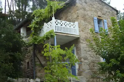 Image de Maison de vacances « Cévenole » avec vue sur la montagne