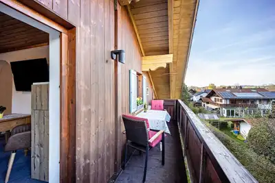 Image de Appartement « Haus Bergliebe - Zugspitzblick » avec vue montagne, balcon et Wi-Fi