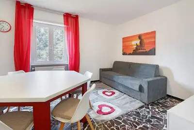 Image de Appartement « Rosso Bernina » avec Vue sur la Montagne