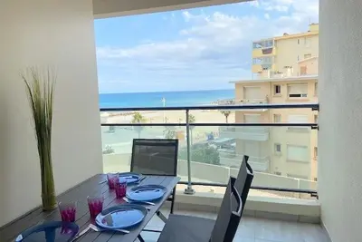 Image de Charmant T2 en bord de mer pour 4 pers, terrasse avec vue