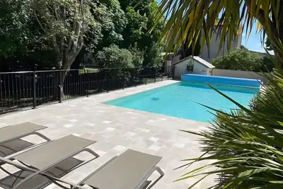 Image de Gîte « Le Jorance » avec piscine partagée, Wi-Fi et climatisation