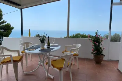 Image de Maison de vacances Rosa avec vue sur la mer, Wi-Fi et climatisation