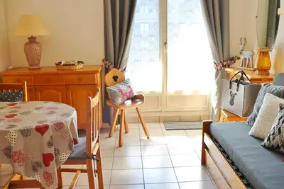 Image de Studio cosy avec balcon à Samoëns, parking inclus, pour 4 pers.