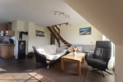 Image de Cozy apartment up to 4 p. , quiet location at the edge of the forest, Wlan, 1 parking space, wood-burning stove