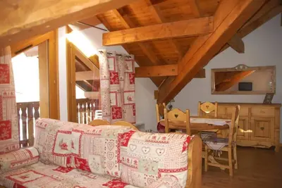 Image de Centre station, 4ème étage, balcon, télévision, casier à ski, 32m², Valloire