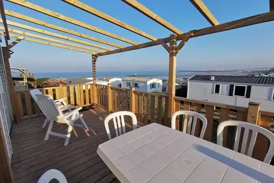 Image de Mobil-Home 4-5pers, avec vue sur la grande plage du Portel, 🐶Ok