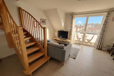 Image de Sunny 70m² Maisonette in Koserow: Near Beach, 2 Bedrooms, Balcony, Parking