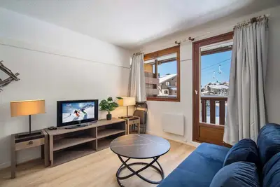 Image de Appartement avec vue sur la montagne, accès aux pistes de ski