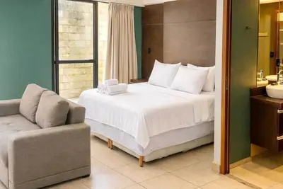 Image de Beachfront apartment in Cabo Branco, with rooftop pool and excellent location.