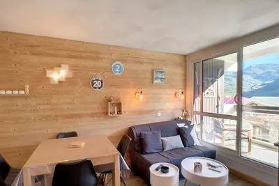 Image de Ski au pieds ★ Vue montagne ★ Appartement 4/5 pers à Reberty 1850 Les Menuires