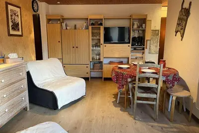Image de À 30m des pistes de ski, 5ème étage, télévision, 31m², Vars