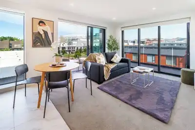 Image de Stadium & Port Hills View 1br Apartment | Balcony
