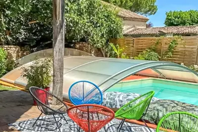 Image de Longère Authentique piscine