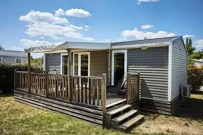 Image de Mobil-home | Comfort | 2 Ch. | 4/6 pers. | Terrasse surélevée | A/C | Tv
