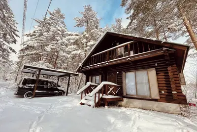 Image de 2 Min to Hakuba47  Cozy Riverside Log Cabin / Bei'an Tan County Nagano