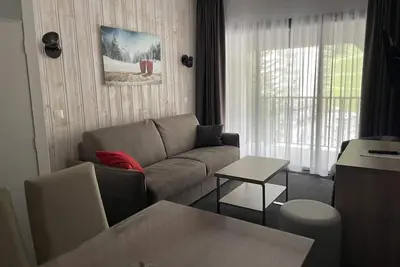 Image de À 150m des pistes de ski, 1er étage, piscine, balcon, télévision, casier à ski, 29m², Gourette