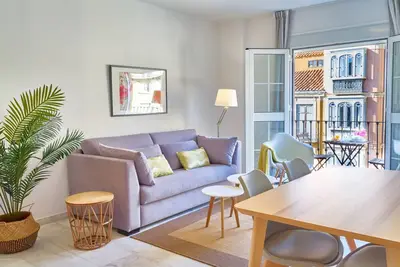 Image de Appartement élégant 2 chambres en plein cœur de Malaga, près du marché Atarazanas