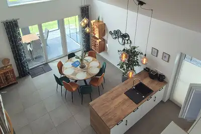 Image de Haus Familienglück, Huge vacation home with 4 bedrooms on the North Sea! Sauna