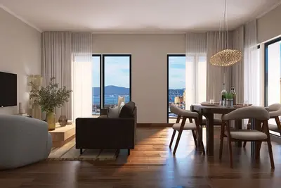 Image de Wellness with a harbor panorama: Your exclusive apartment for 4 people with private