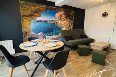 Image de duplex 6 personnes avec 2 place de parking - Honfleur