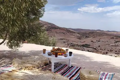 Image de Casa Marmoucha Vue Steppes de l'Atlas Retraite Yoga 11 pers