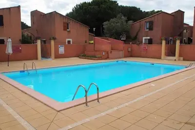 Image de Cap d'Agde - Maison mitoyenne T2 mezzanine 4 pers résidence avec Pk et piscine
