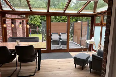Image de Appartement 'Nordsee Meerzeit' avec terrasse privée, jardin commun et Wi-Fi