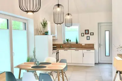 Image de Haus Möwe, Idyllic vacation home with playroom and garden