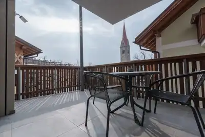 Image de Appartement 'Zum Lindenwirt Al Tiglio' avec jardin commun, balcon et Wi-Fi