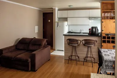 Image de Apto com churrasqueira, Wi-Fi e ótima localização