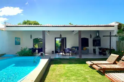 Image de Casa c piscina em condomínio na Praia do Espelho