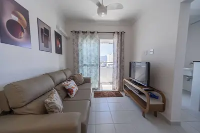 Image de Apto com Ar e 2 Dorm na Vila Mirim perto da Praia