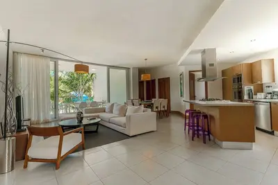 Image de Oceanfront 4br Penthouse at Ultravioleta Cabarete | Private Terrace & WiFi