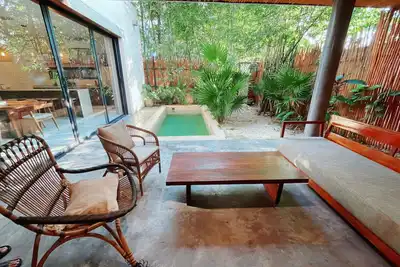 Image de 2-Bd Jungle Villa Private Patio & Rooftop wPools
