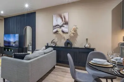 Image de Bright Modern Townhouse with Free Parking.