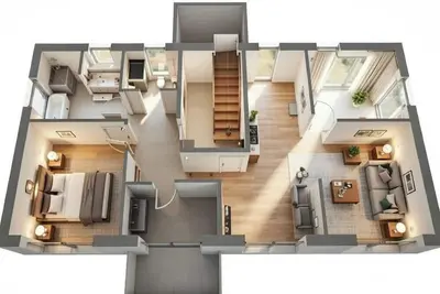 Image de Penthouse | Donaueschingen (upscale family apartment with large balcony)