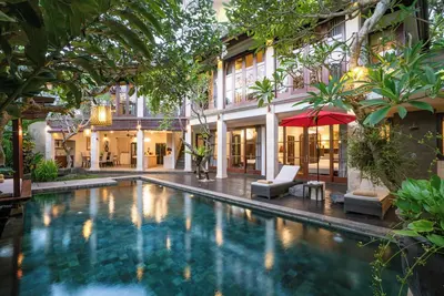 Lush Greenery View 3br Private Pool Villa Jimbaran