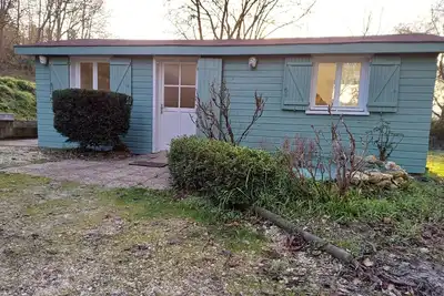 Image de Maison de campagne « Maison Pittoresque, Chalet » avec terrasse privée, jardin et climatisation